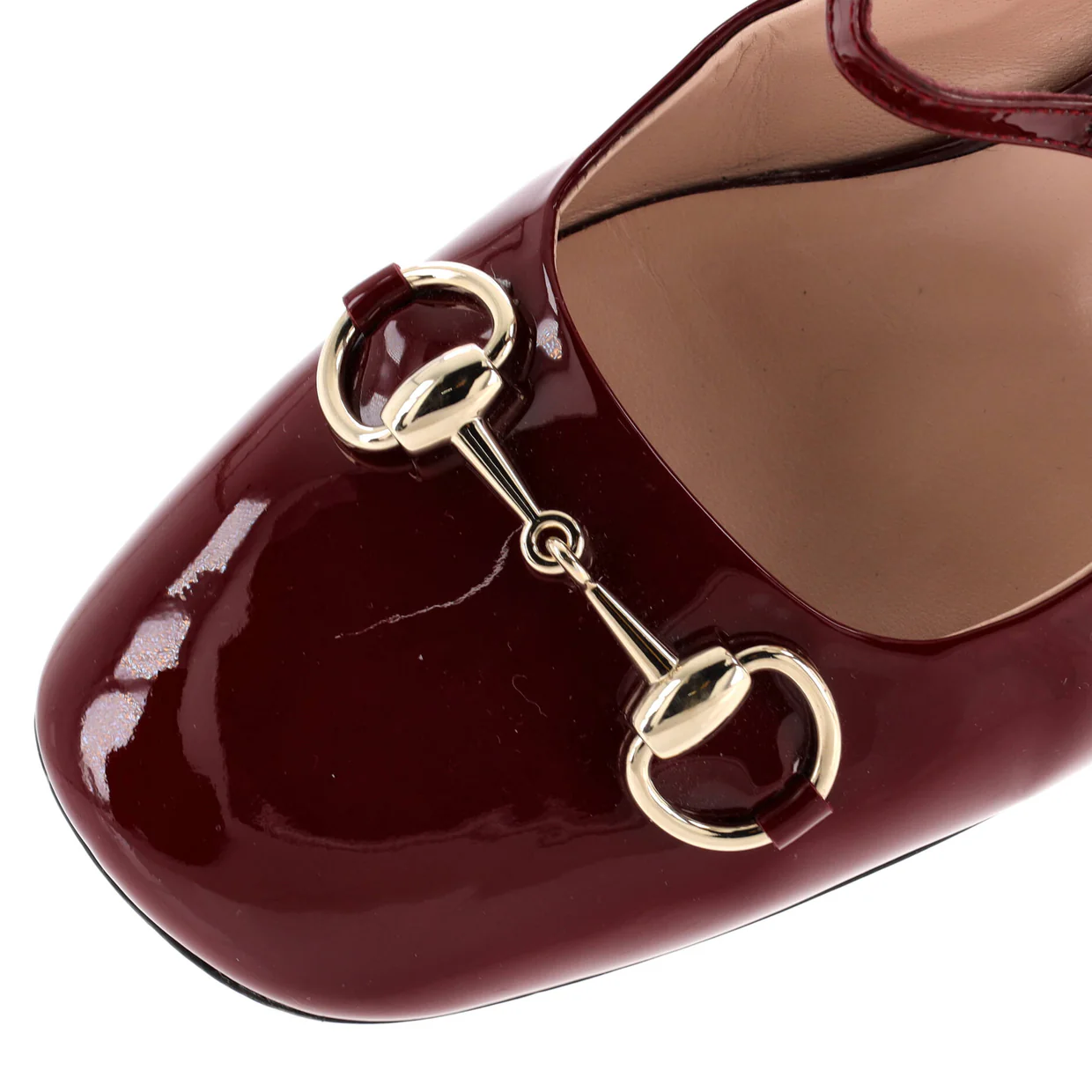 Women's Horsebit Mary Jane Slingback Pumps Patent - Deep Luxury