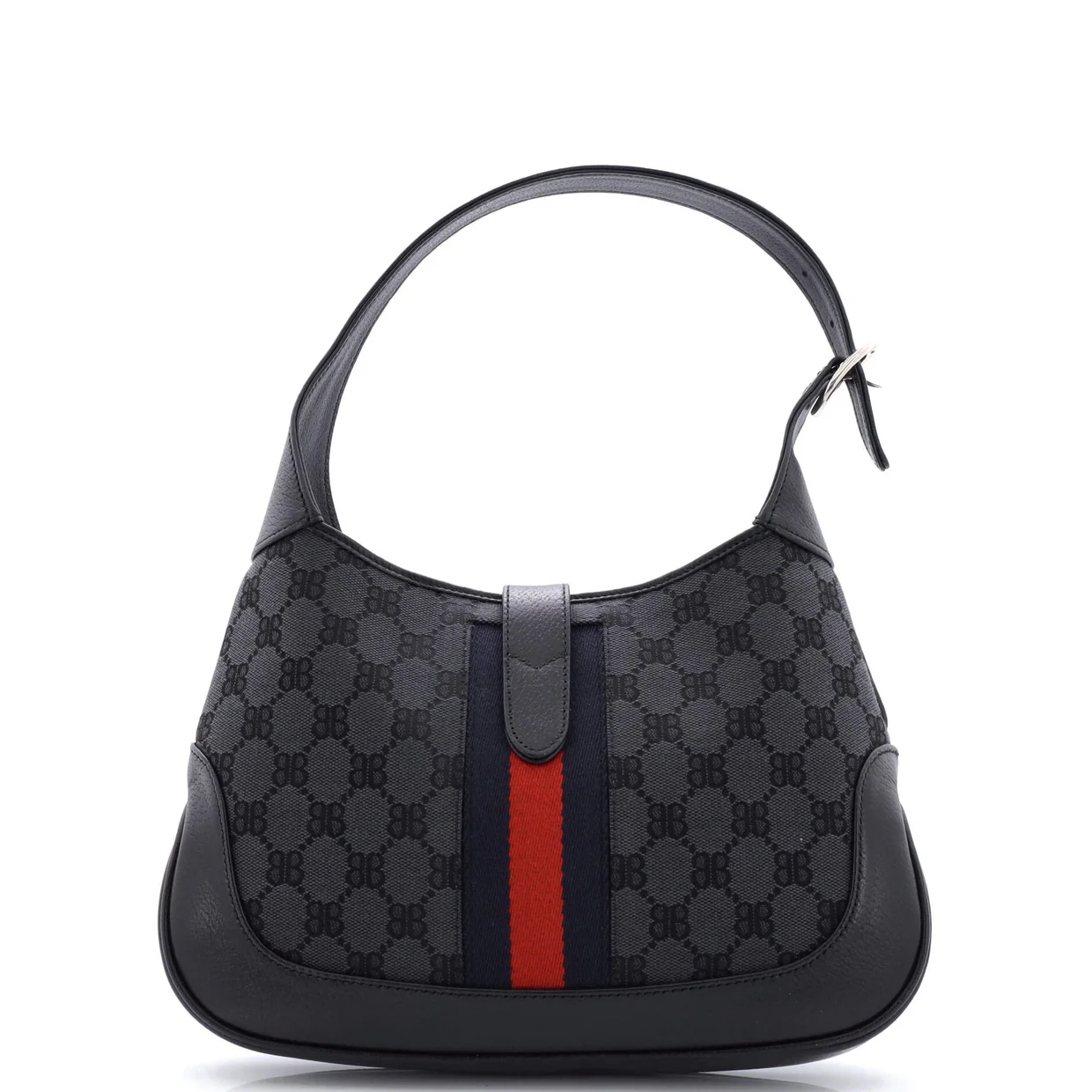 x Gucci The Hacker Project Jackie 1961 Hobo BB Canvas Small - Deep Luxury