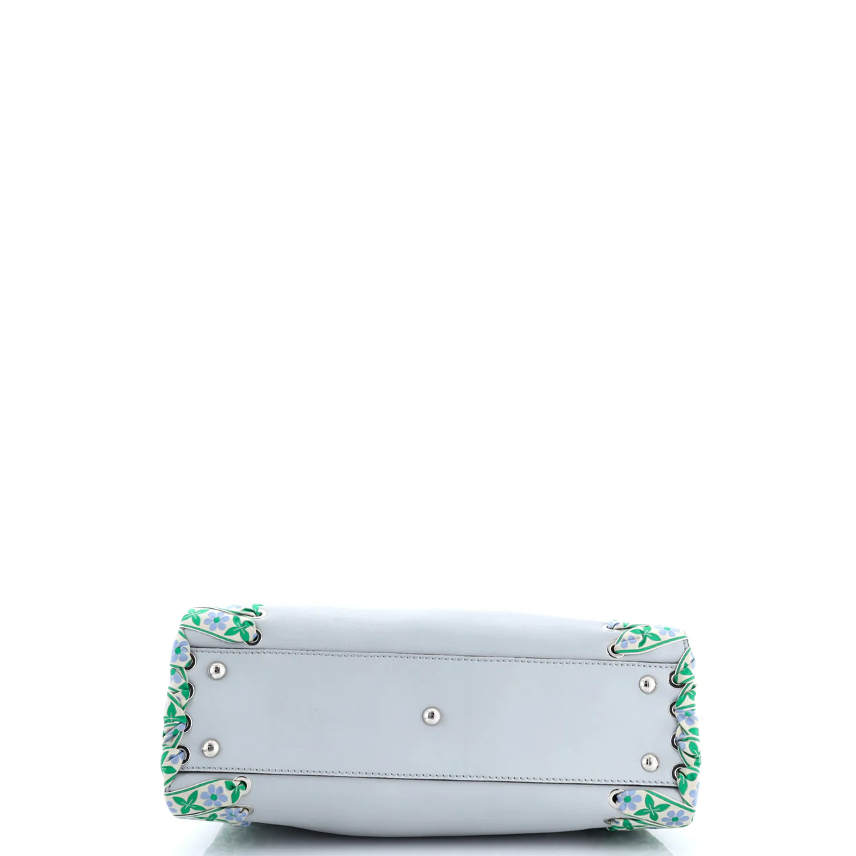 Peekaboo Bag Leather with Ribbon Whipstitch Regular - Deep Luxury