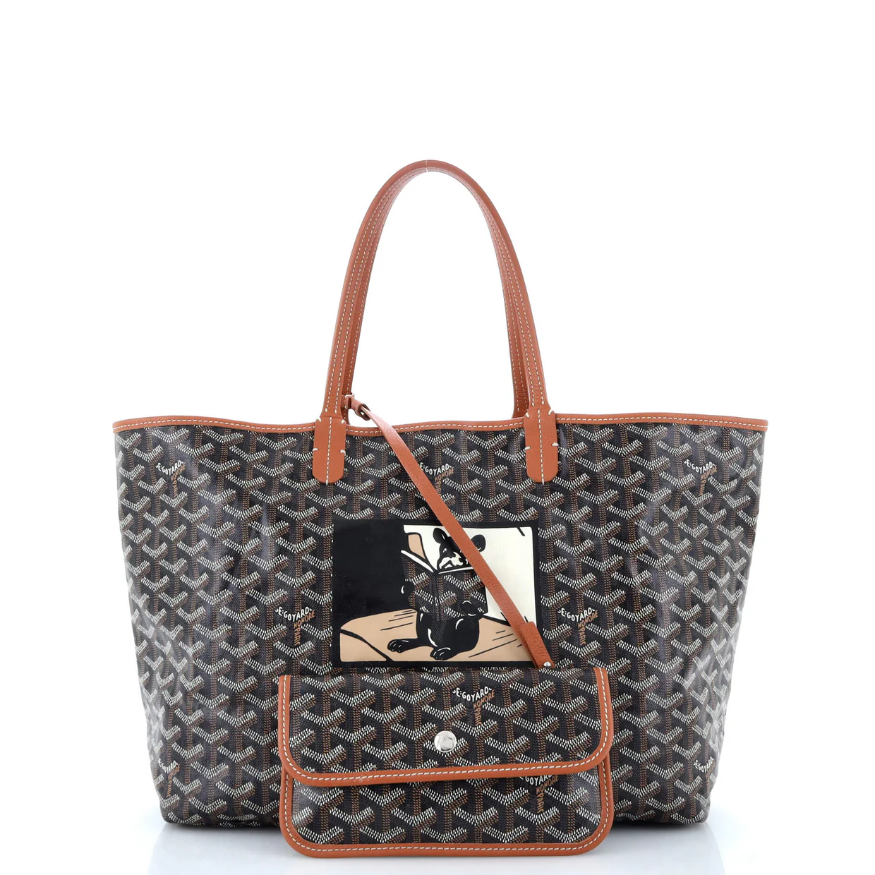 Saint Louis Tote Printed Coated Canvas PM - Deep Luxury
