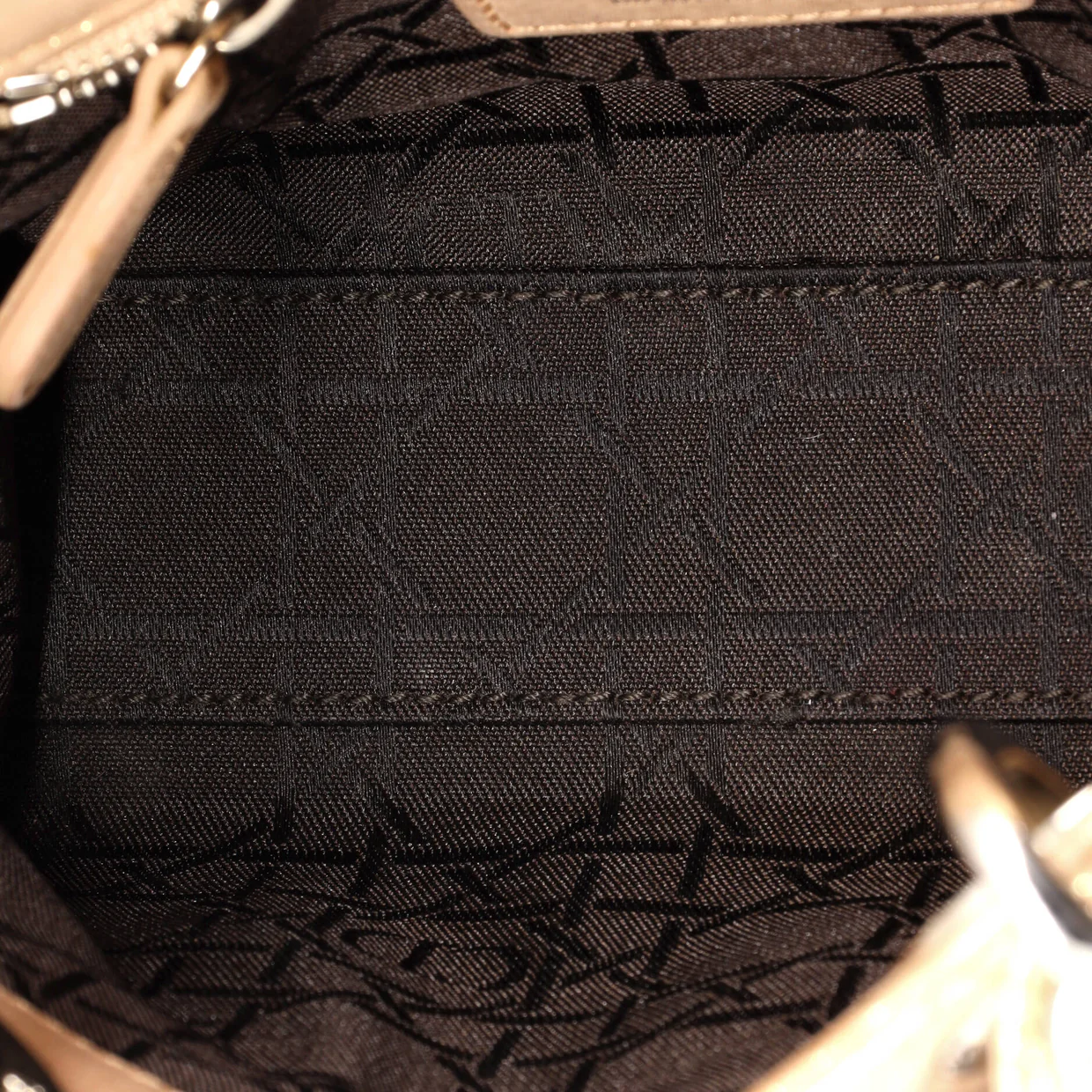 Lady Dior Chain Bag Cannage Quilt Iridescent Leather Mini - Deep Luxury