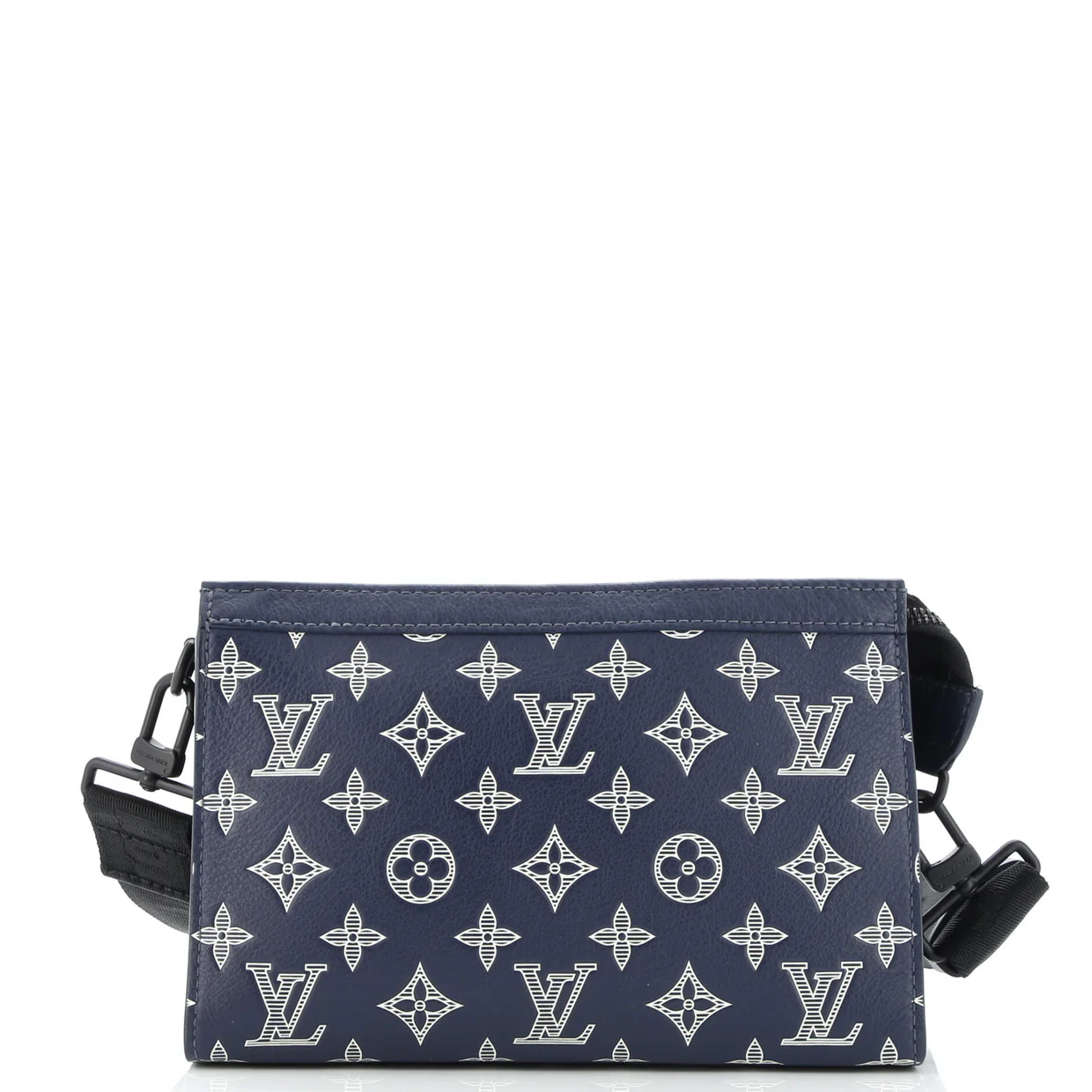 Gaston Wearable Wallet Monogram Shadow Leather - Deep Luxury