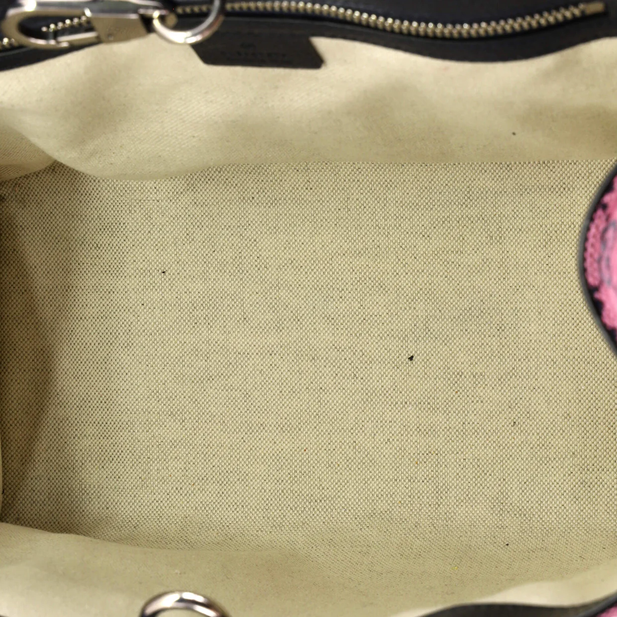 Structured Top Handle Open Tote GG Canvas Small - Deep Luxury