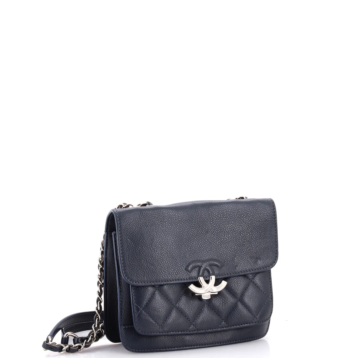 CC Box Flap Bag Quilted Caviar Mini - Deep Luxury