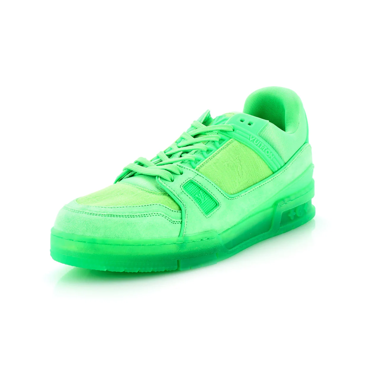 Men's LV Trainer Sneakers Monogram Denim - Deep Luxury