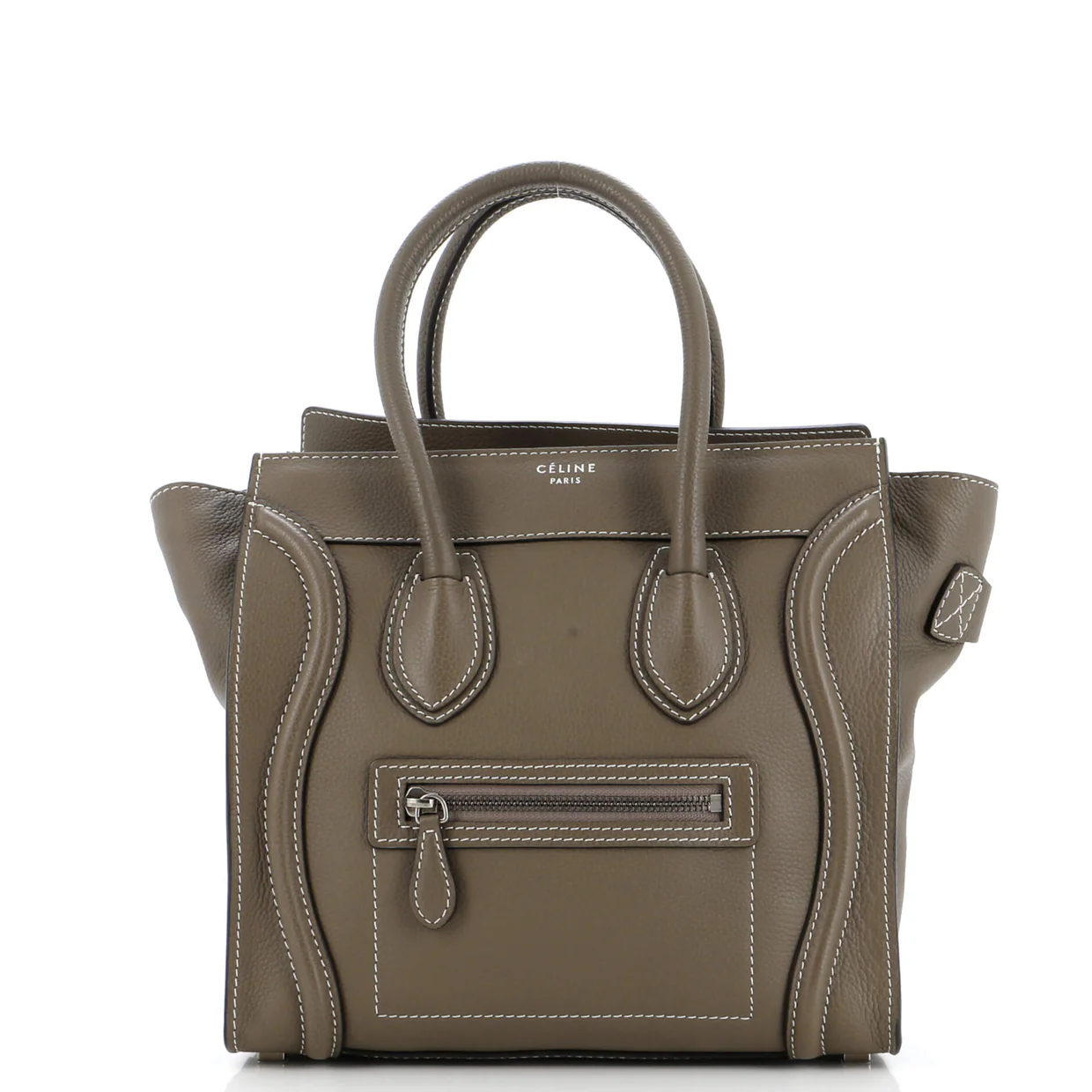 Luggage Bag Grainy Leather Micro - Deep Luxury