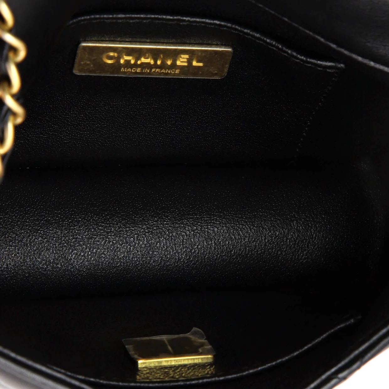 Crystal CC Full Flap Bag Quilted Lambskin Mini - Deep Luxury