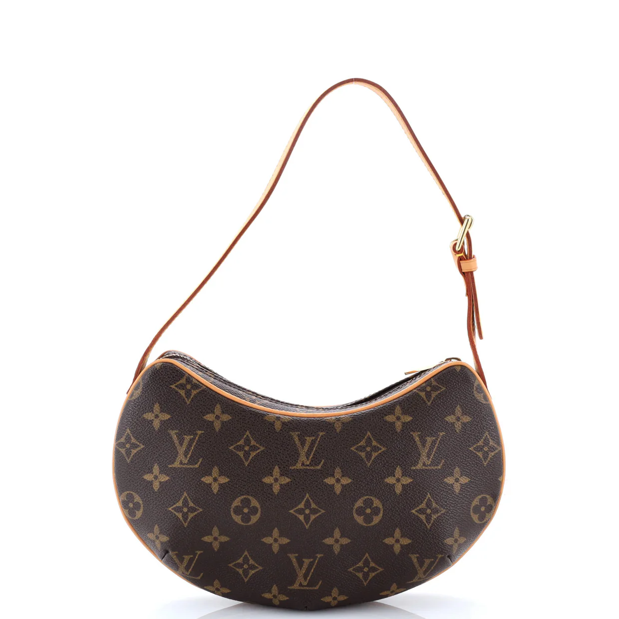 Croissant Handbag Monogram Canvas PM - Deep Luxury