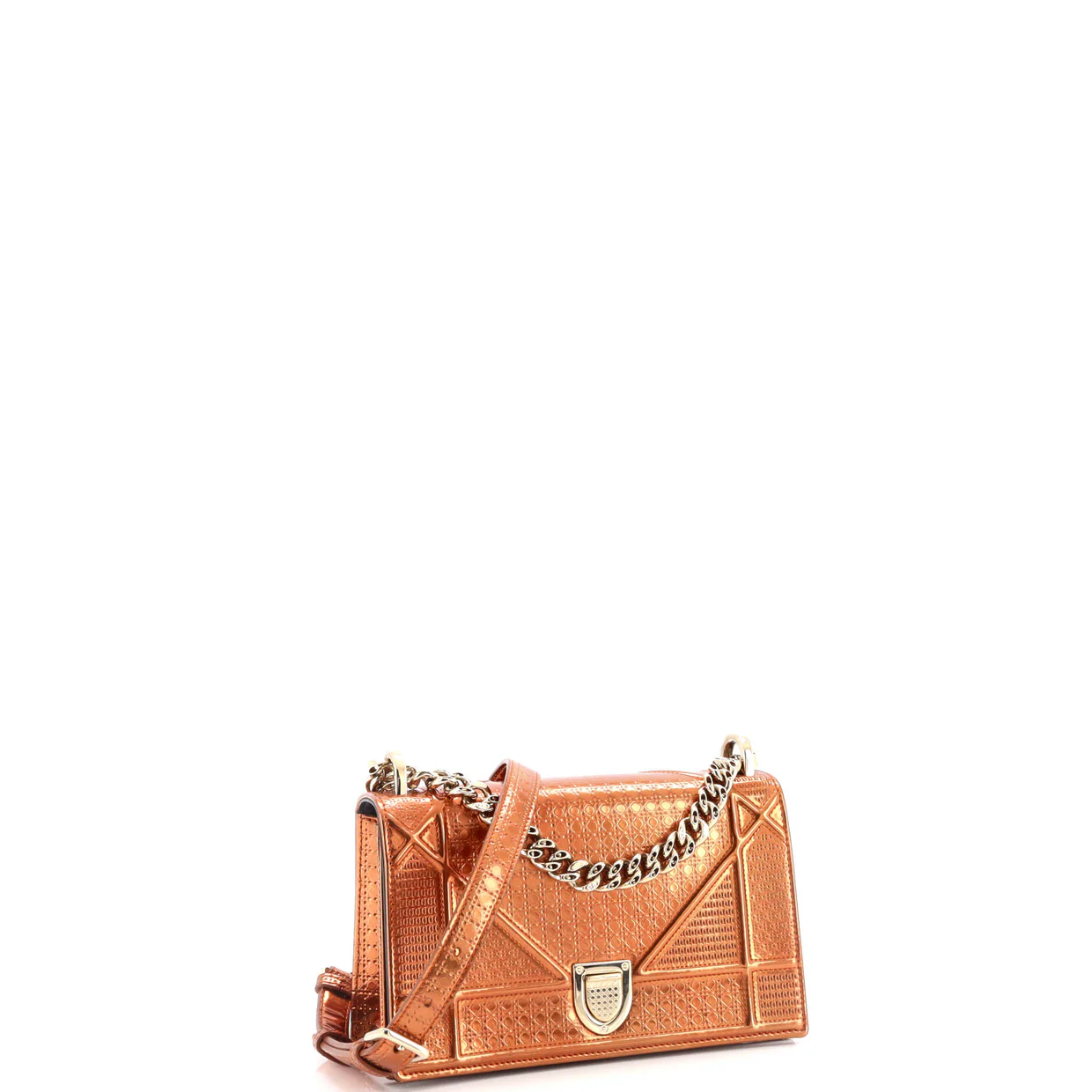 Diorama Flap Bag Cannage Embossed Calfskin Small - Deep Luxury