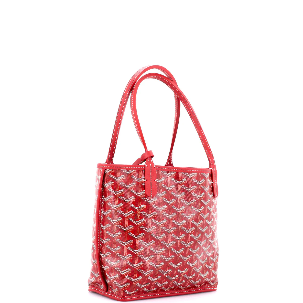 Anjou Reversible Tote Coated Canvas Mini - Deep Luxury