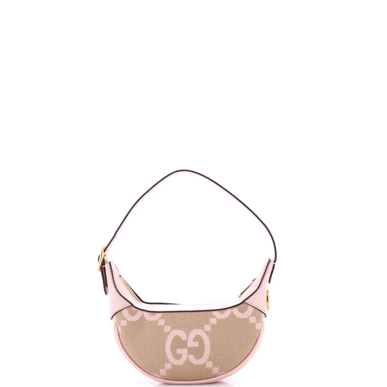 Ophidia Half Moon Bag Jumbo GG Canvas Mini - Deep Luxury