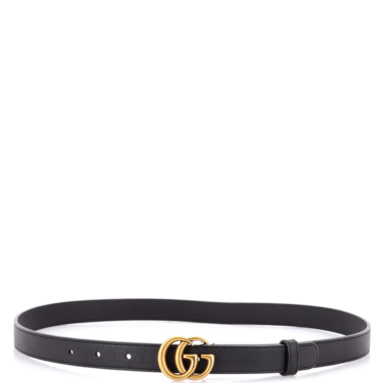 GG Marmont Belt Leather Thin - Deep Luxury