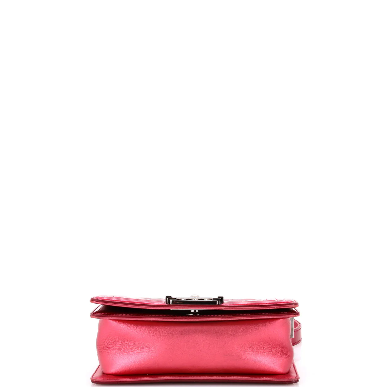 Boy Flap Bag Quilted Patent Small - Deep Luxury