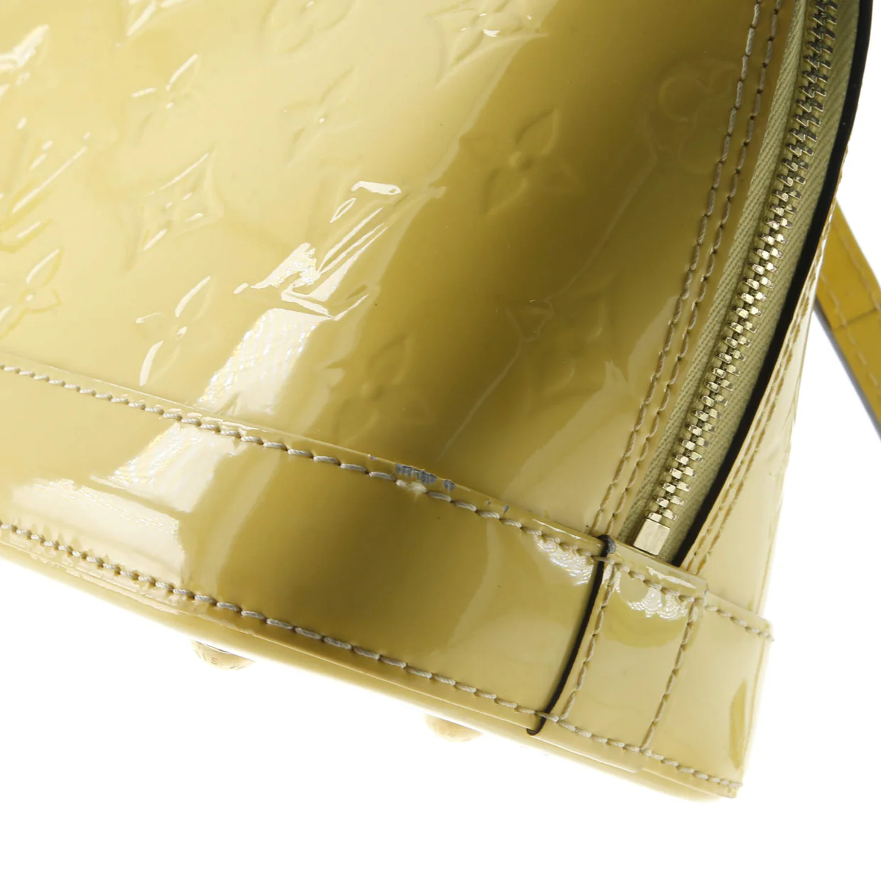 Alma Handbag Monogram Vernis BB - Deep Luxury