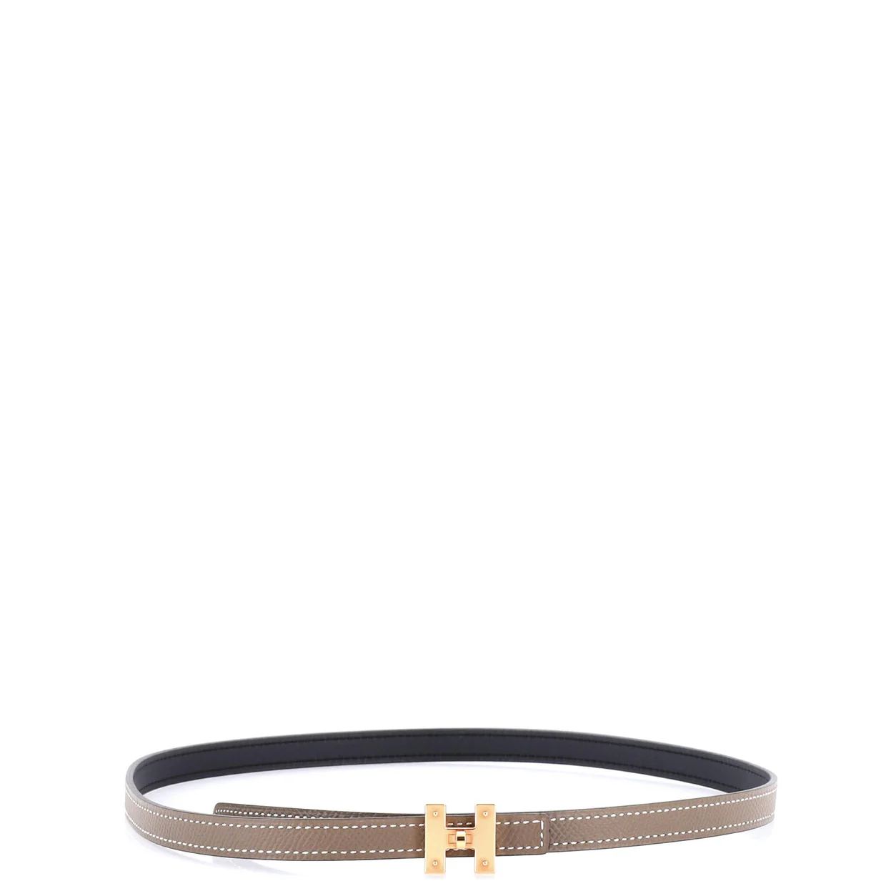 H Turnlock Reversible Belt Metal Thin 70 - Deep Luxury