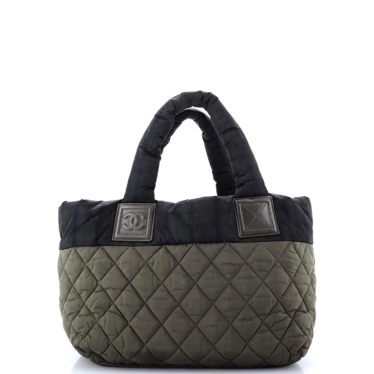 Coco Cocoon Reversible Tote Quilted Printed Nylon Small - Deep Luxury