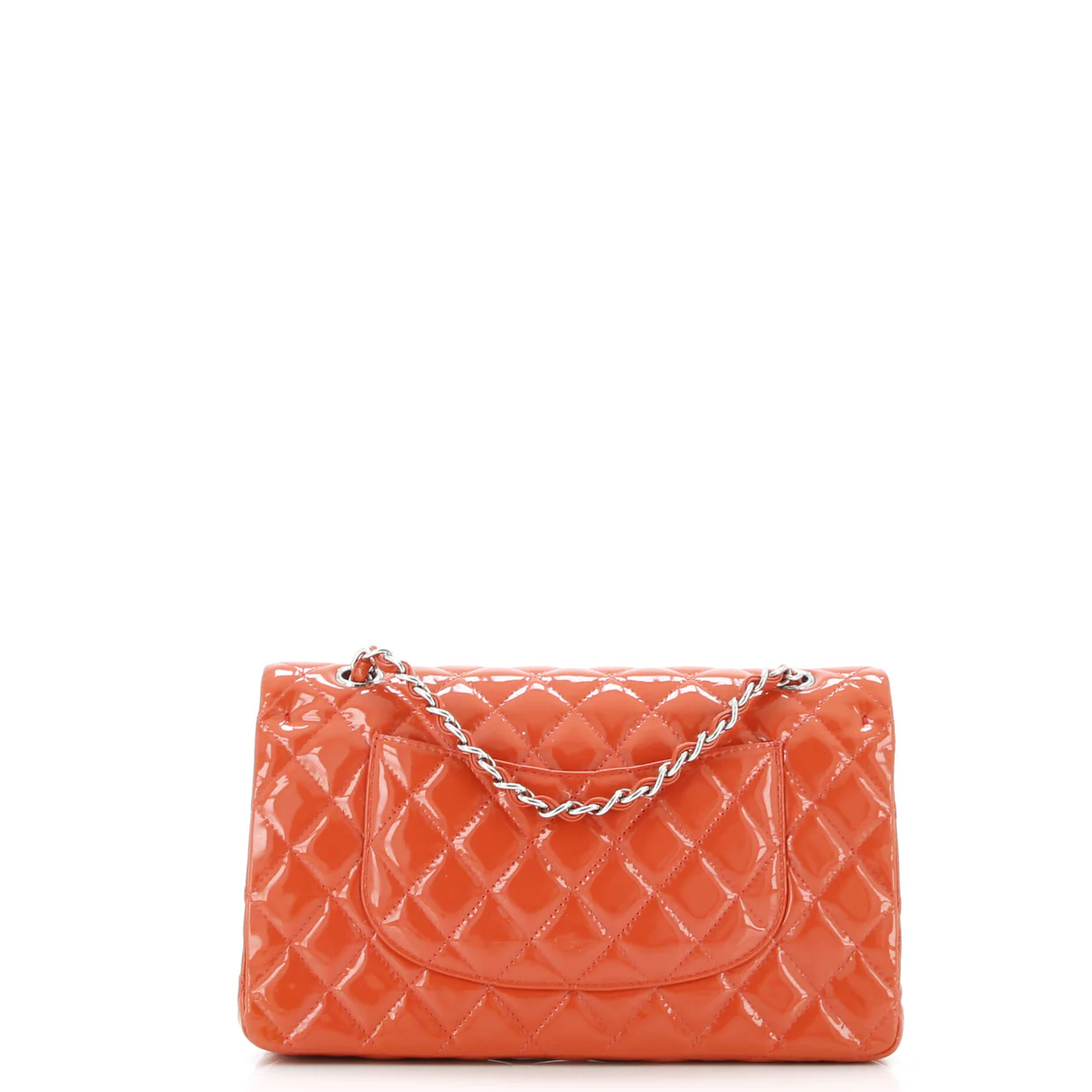 Classic Double Flap Bag Quilted Patent Medium - Deep Luxury