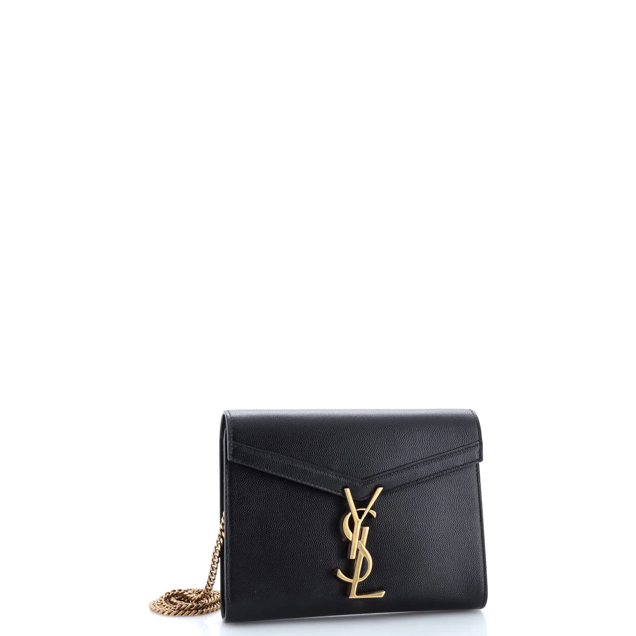 Cassandra Chain Shoulder Bag Leather Small - Deep Luxury