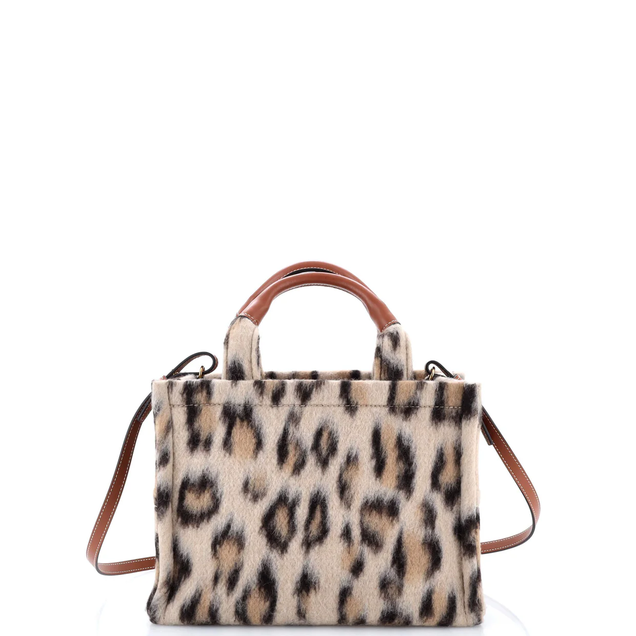 Cabas Thais Tote Printed Wool Small - Deep Luxury