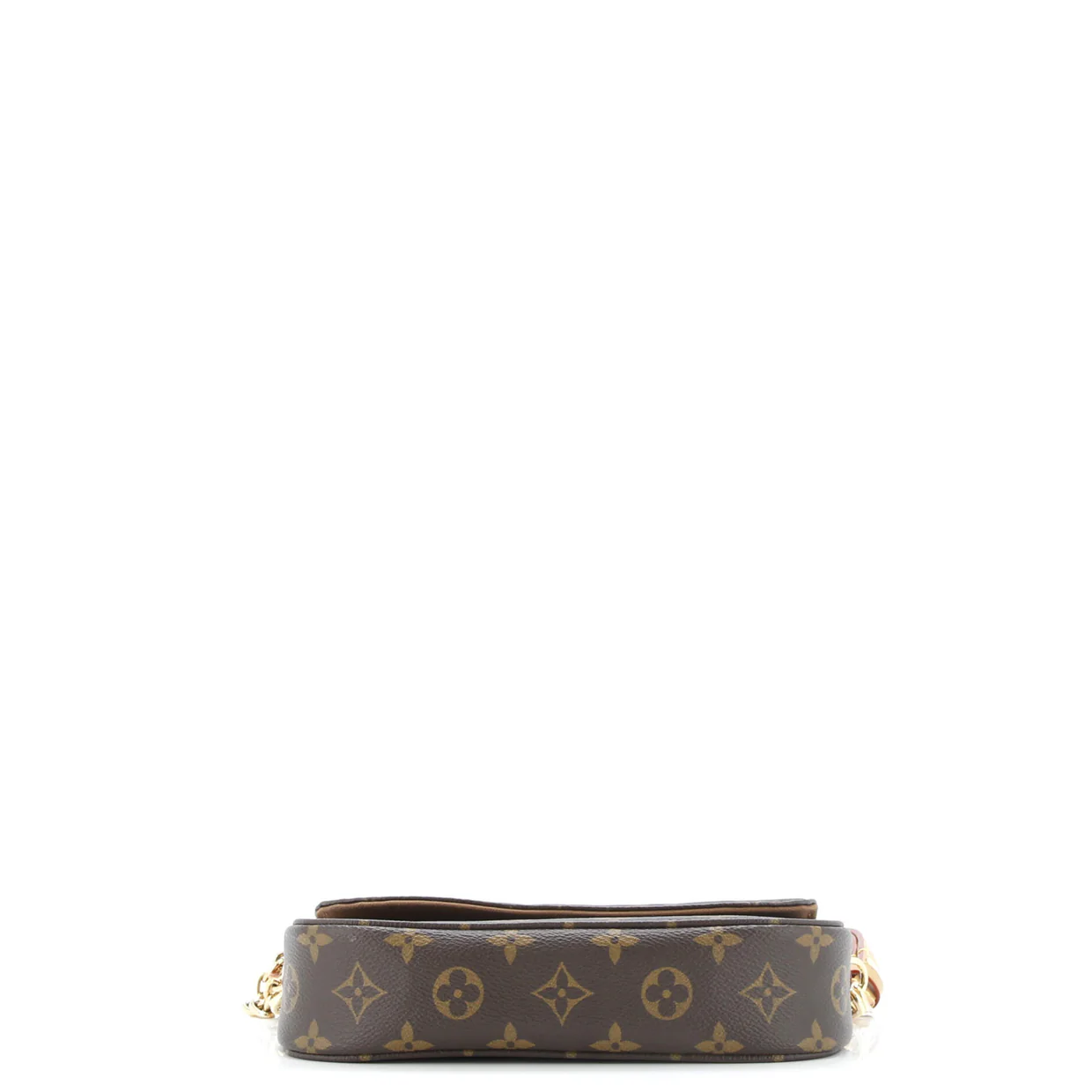 Ivy Wallet on Chain Monogram Canvas - Deep Luxury