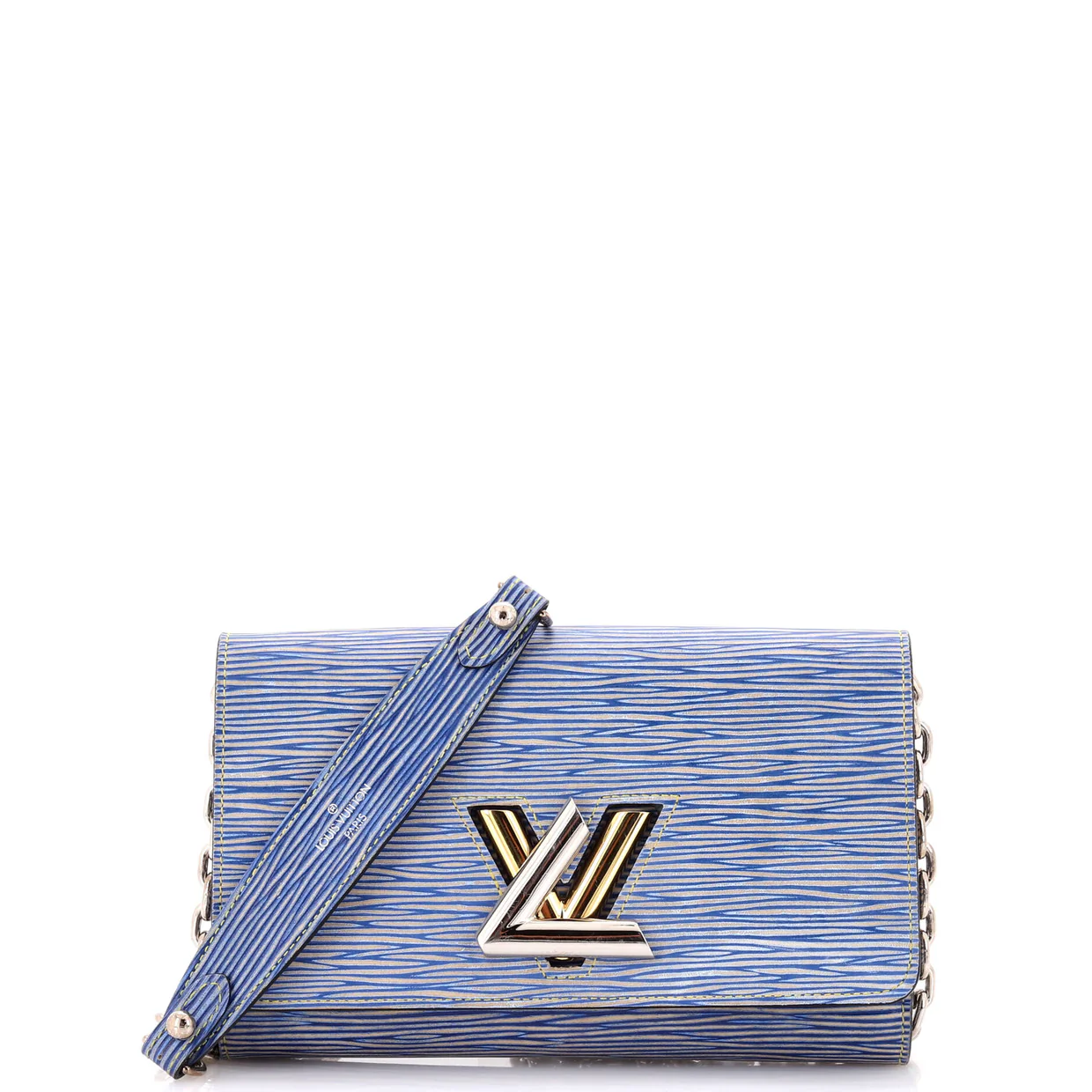 Twist Chain Wallet Epi Leather - Deep Luxury