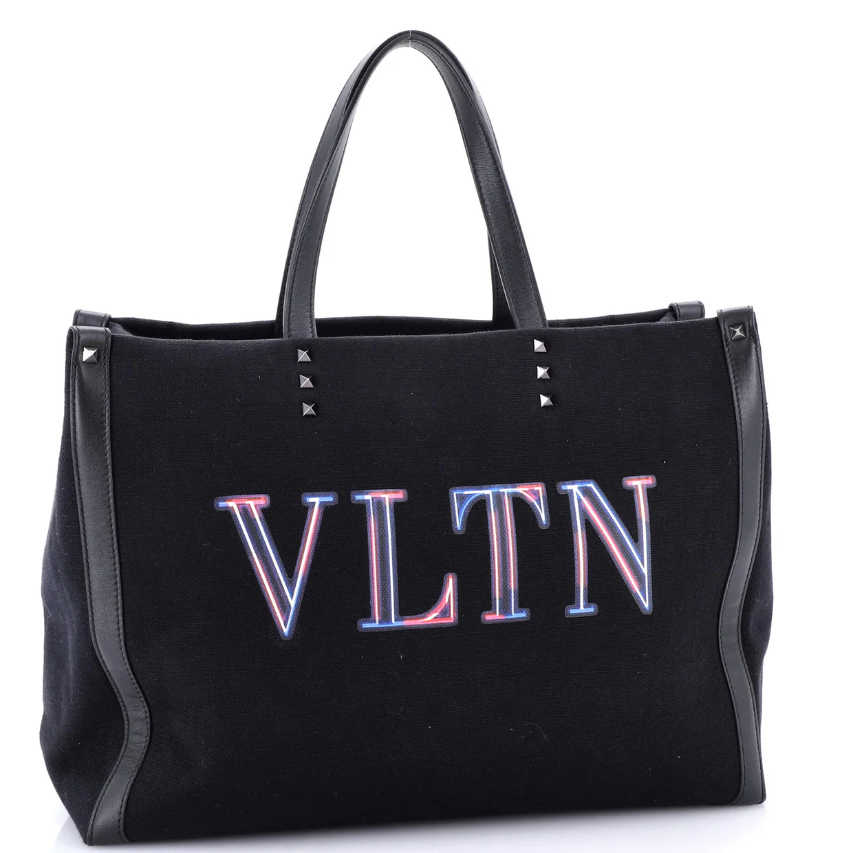 Grande Plage VLTN Tote Canvas Medium - Deep Luxury
