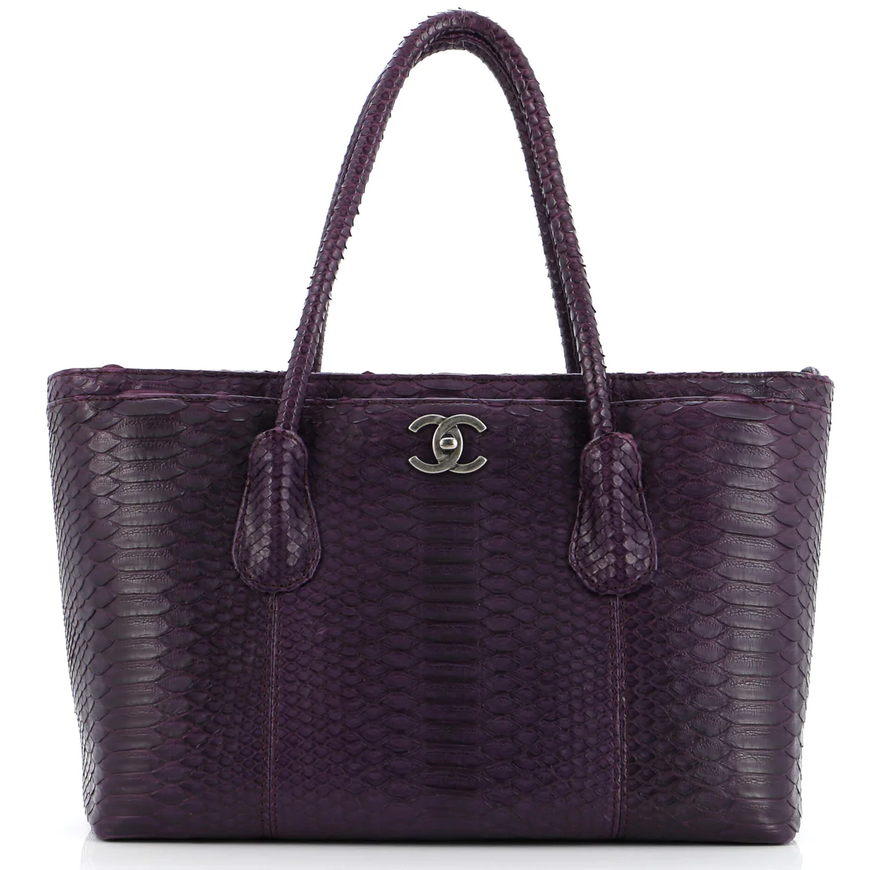 Shopping Tote Python Medium - Deep Luxury
