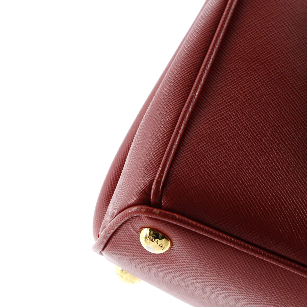 Galleria Double Zip Tote Saffiano Leather Mini - Deep Luxury
