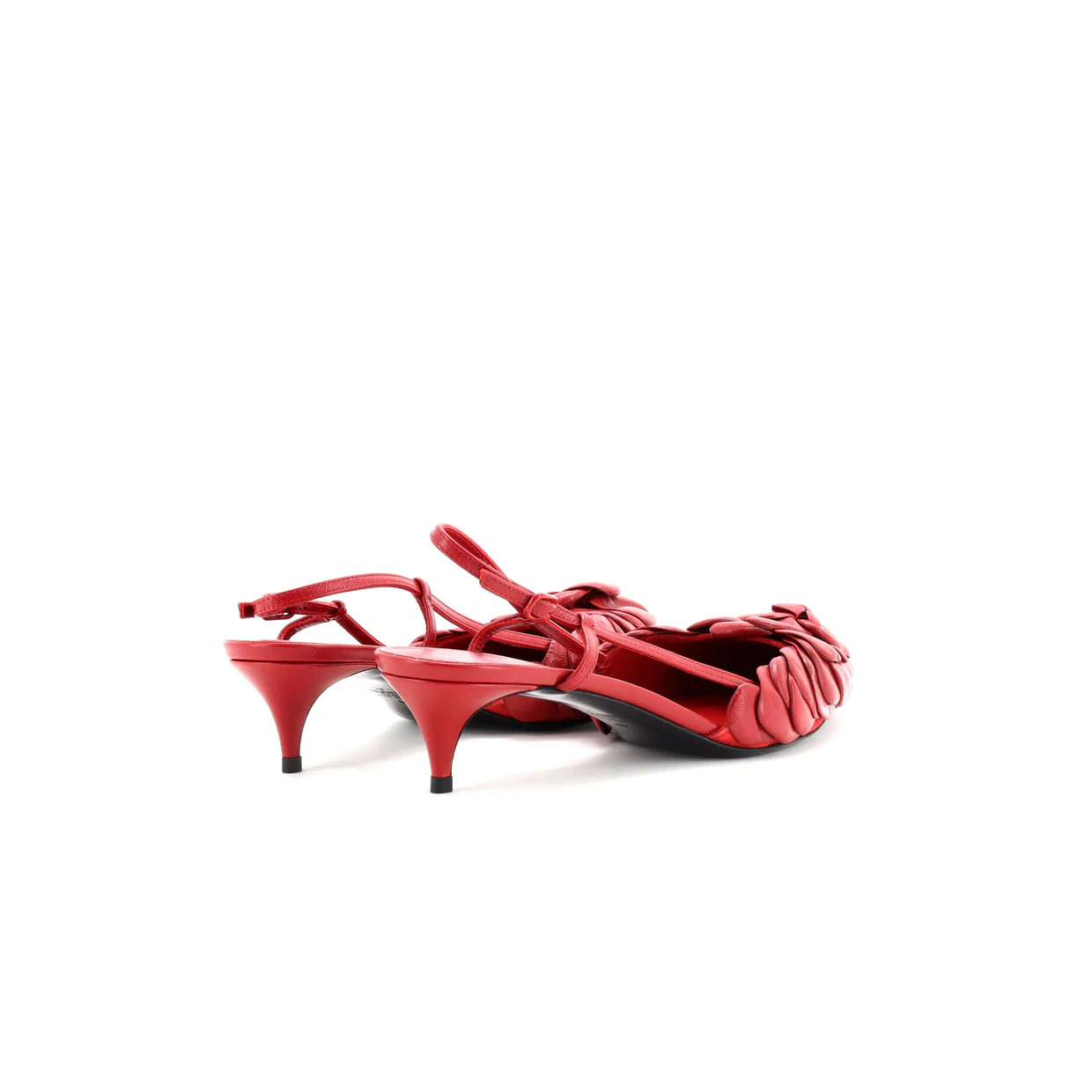 Women's Rose Slingback Pumps Leather - Deep Luxury