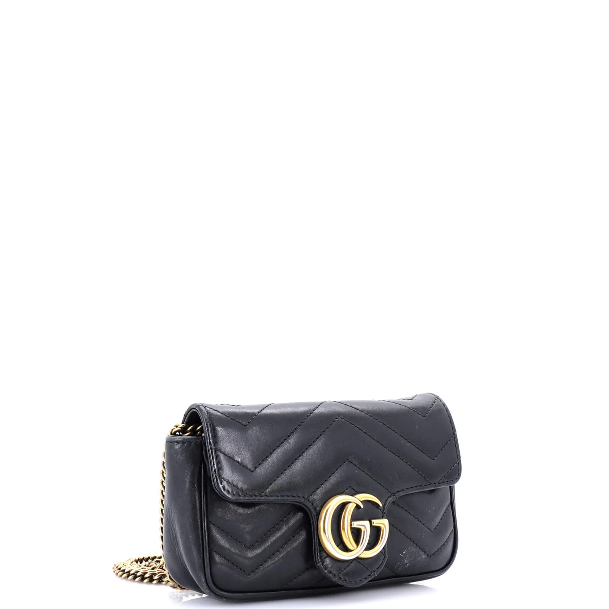 GG Marmont Flap Bag Matelasse Leather Super Mini - Deep Luxury