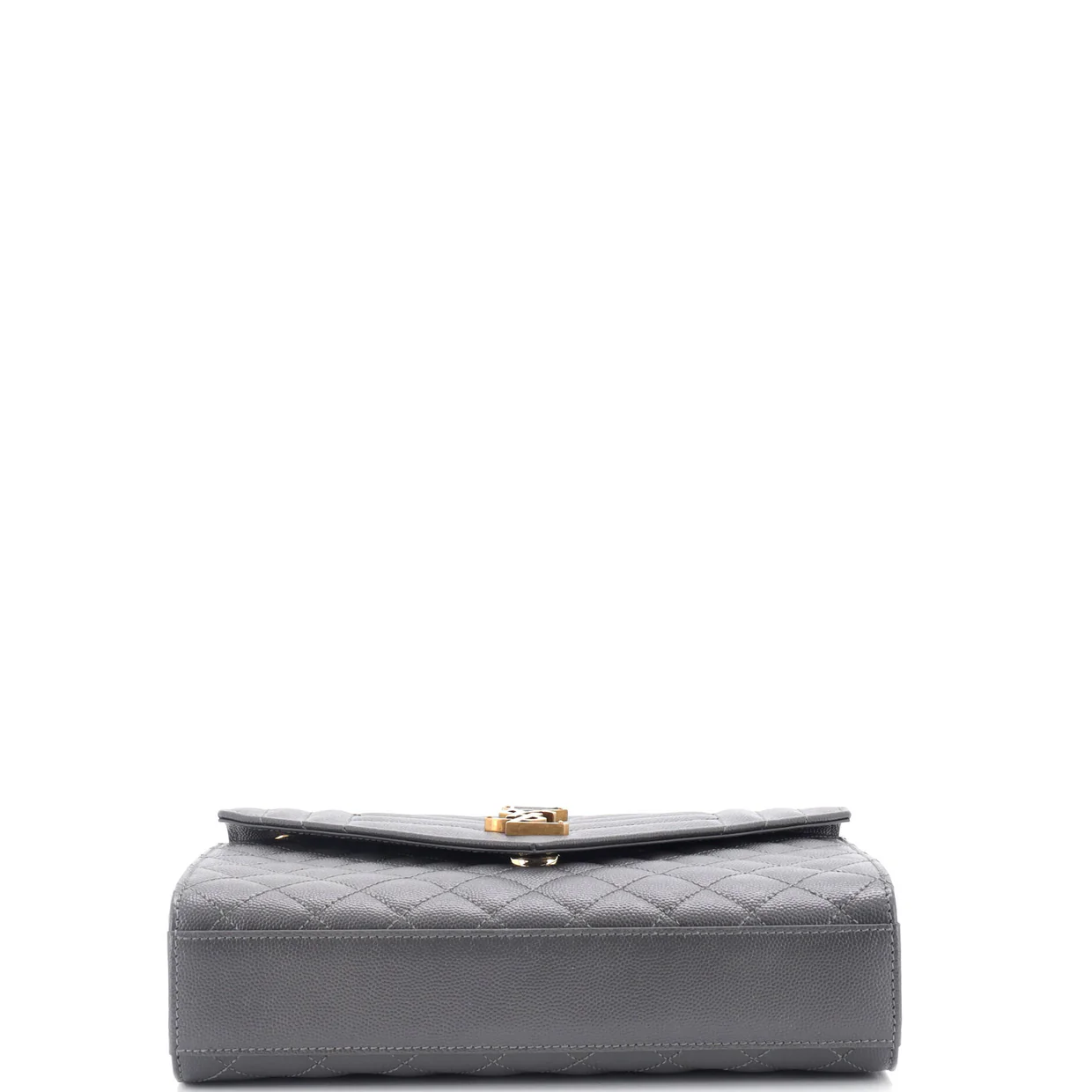 Classic Monogram Envelope Satchel Mixed Matelasse Leather Medium - Deep Luxury