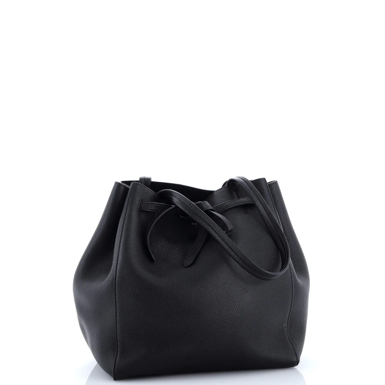 Phantom Tie Cabas Tote Leather Small - Deep Luxury