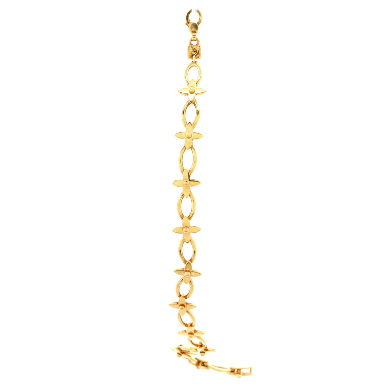 Idylle Blossom Link Bracelet 18K Yellow Gold - Deep Luxury