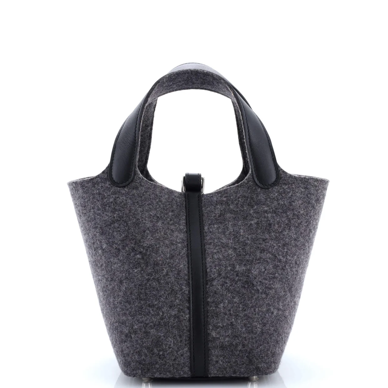 Picotin Lock Bag Felt with Leather PM - Deep Luxury