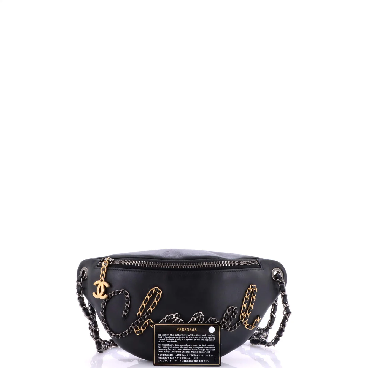 Chain Signe Waist Bag Calfskin - Deep Luxury