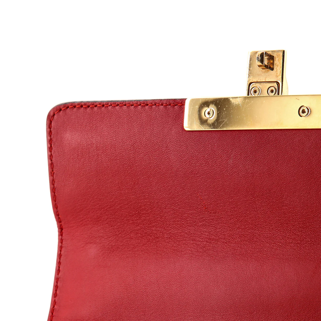 Padlock Shoulder Bag GG Coated Canvas and Leather Small - Deep Luxury