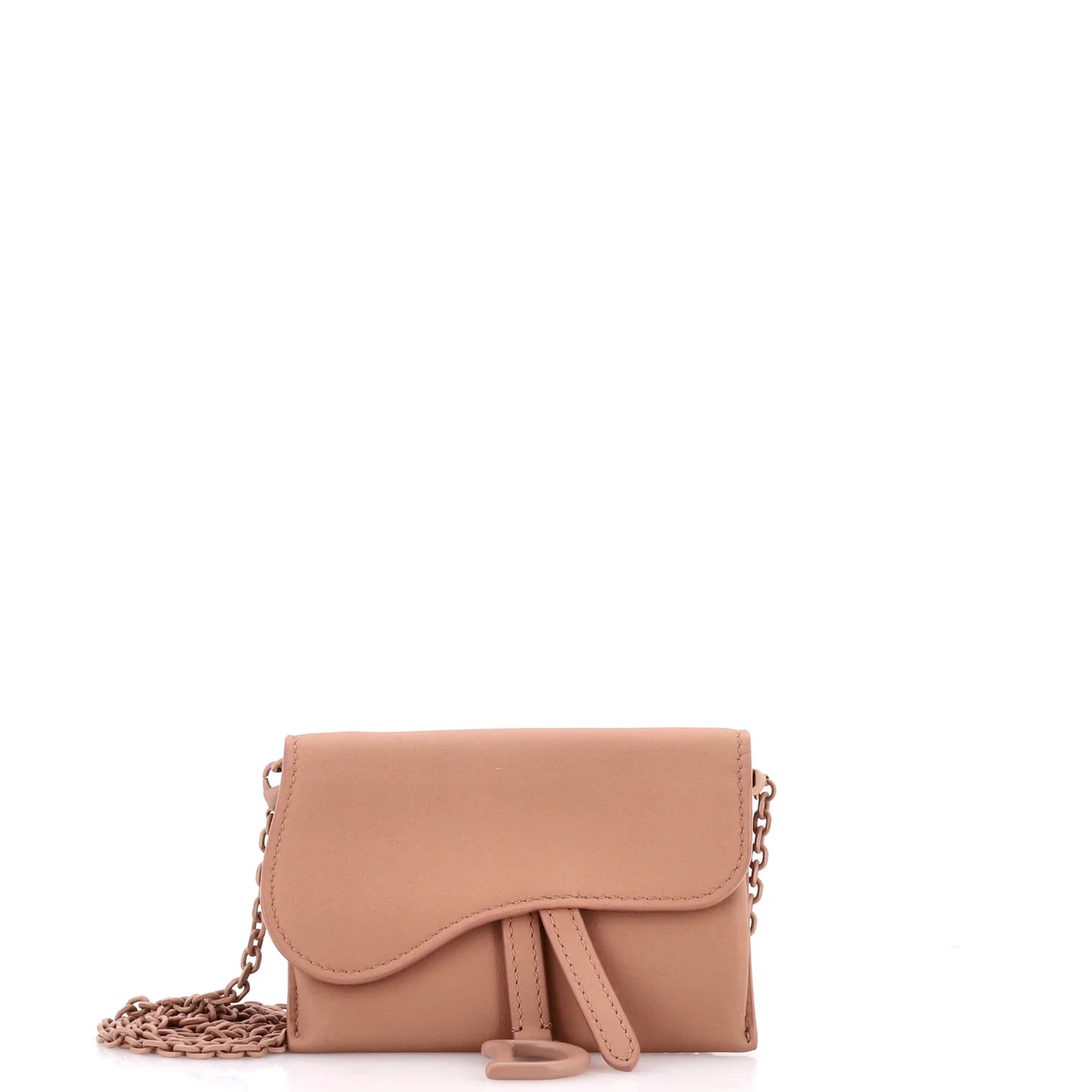 Ultra Matte Saddle Nano Pouch Leather - Deep Luxury