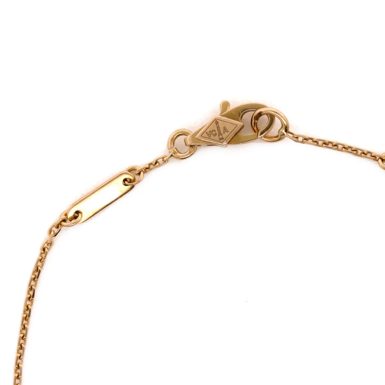 Sweet Alhambra Bracelet 18K Rose Gold and Carnelian - Deep Luxury