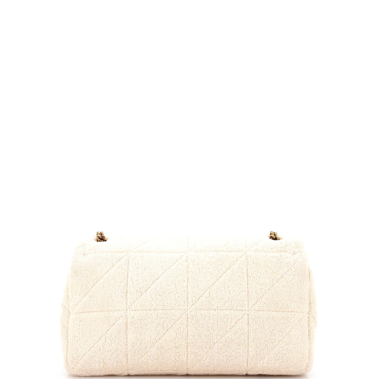 Jamie Baguette Shoulder Bag Quilted Terry Cloth Medium - Deep Luxury