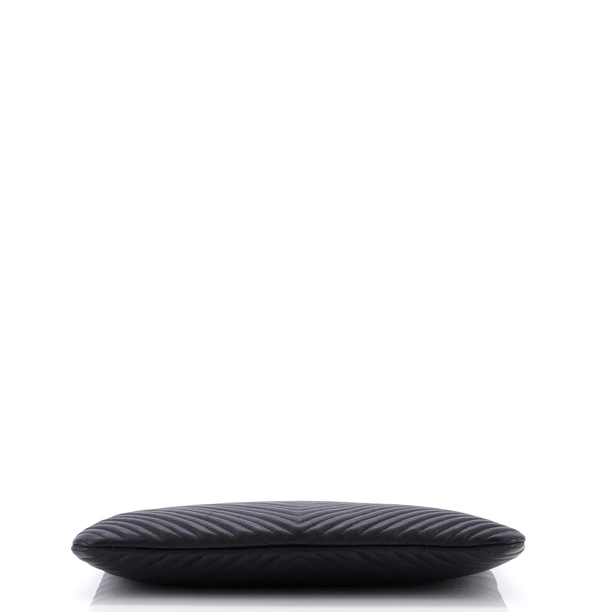 Boy O Case Clutch Chevron Calfskin Medium - Deep Luxury