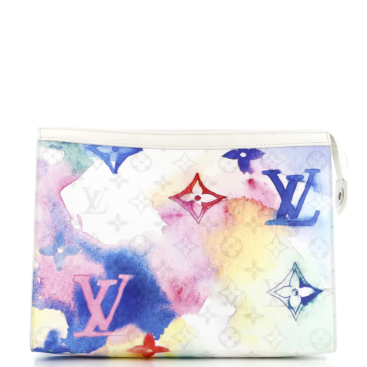 Pochette Voyage Limited Edition Monogram Watercolor Canvas MM - Deep Luxury