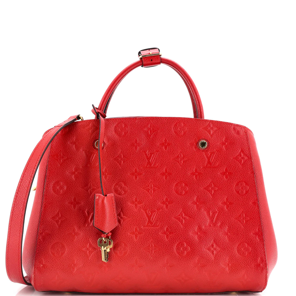 Montaigne Handbag Monogram Empreinte Leather MM - Deep Luxury