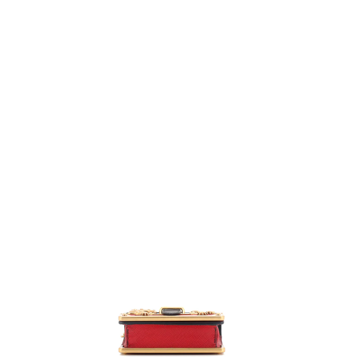 Cahier Crossbody Bag Embellished Leather Micro - Deep Luxury