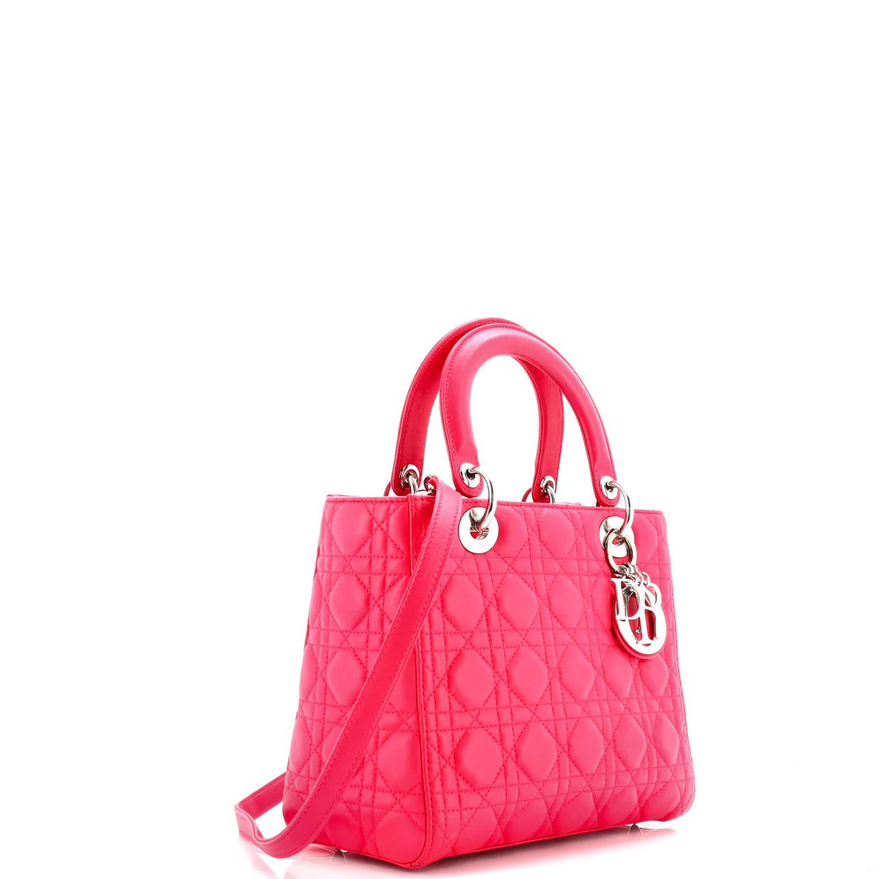 Lady Dior Bag Cannage Quilt Lambskin Medium - Deep Luxury