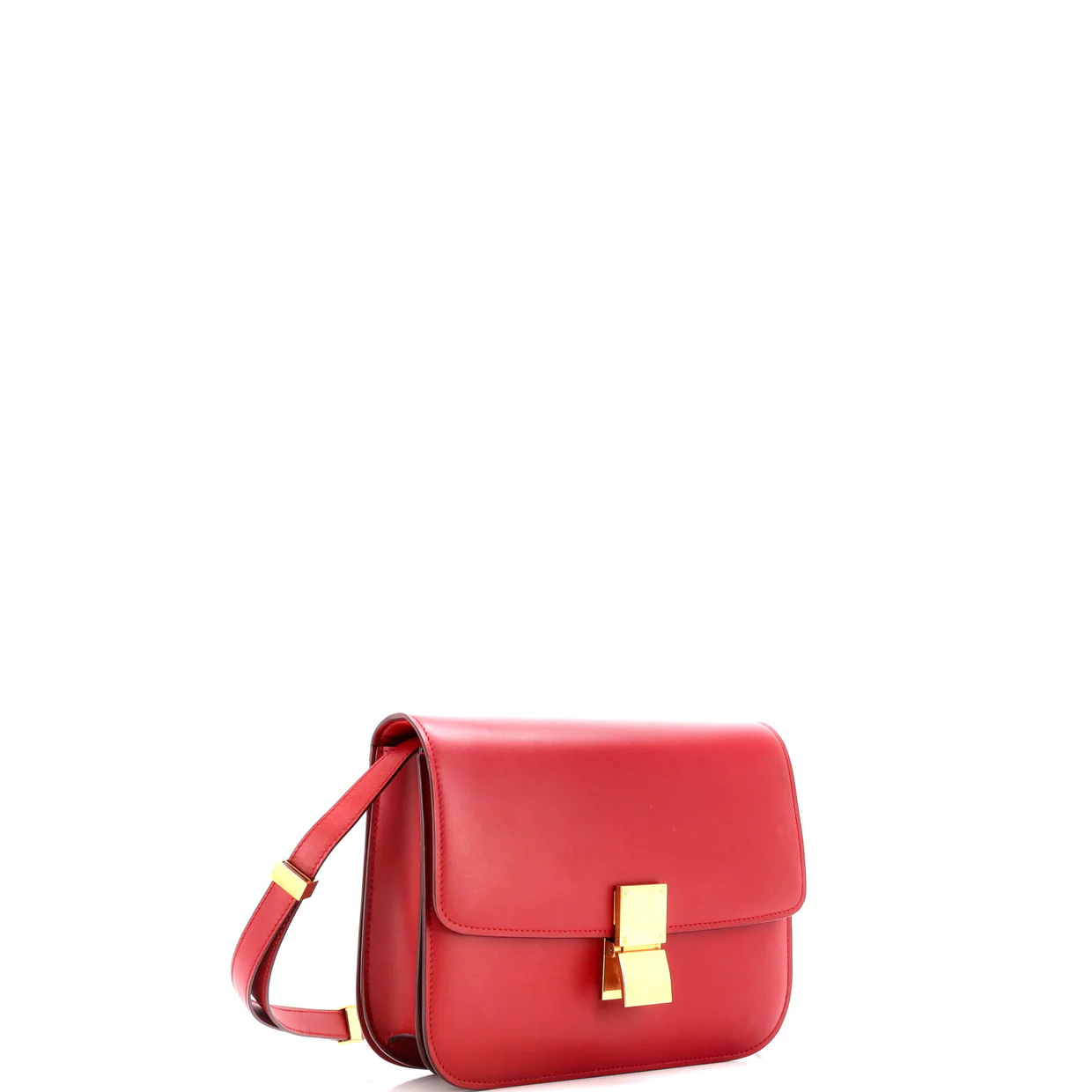 Classic Box Bag Smooth Leather Medium - Deep Luxury