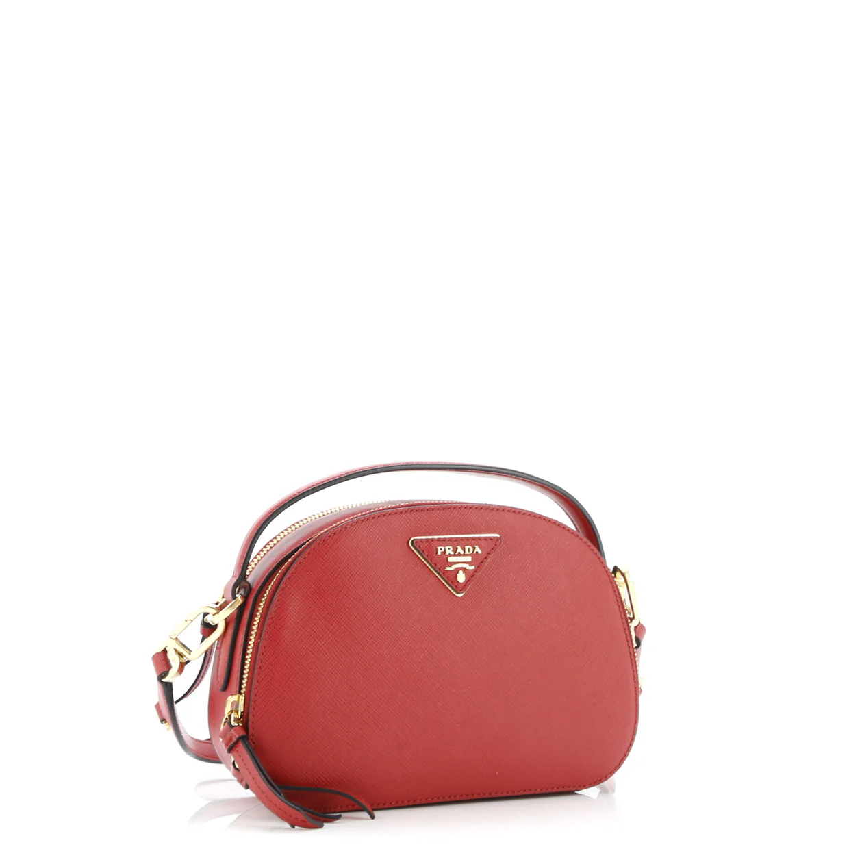Odette Top Handle Bag Saffiano Leather Small - Deep Luxury