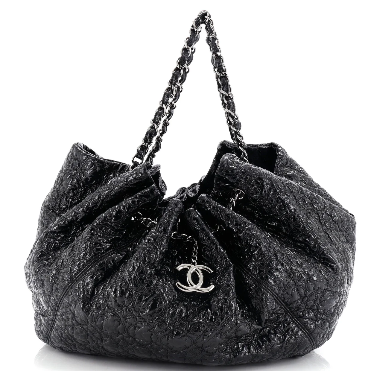 Rock In Moscow Cabas Patent Vinyl Large - Deep Luxury