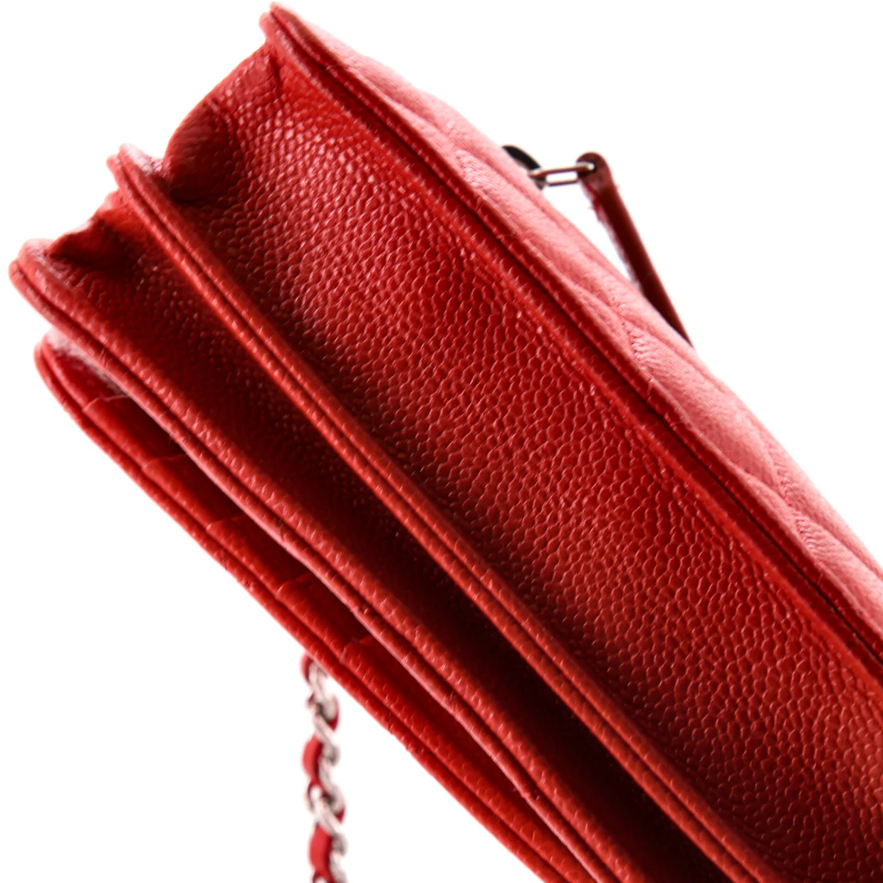 Wallet on Chain Quilted Caviar Mini - Deep Luxury