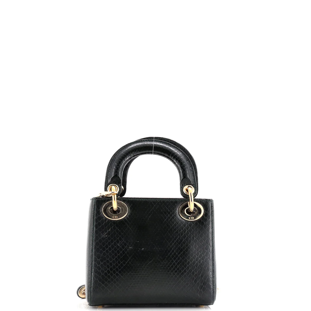 Lady Dior Chain Bag Python Mini - Deep Luxury