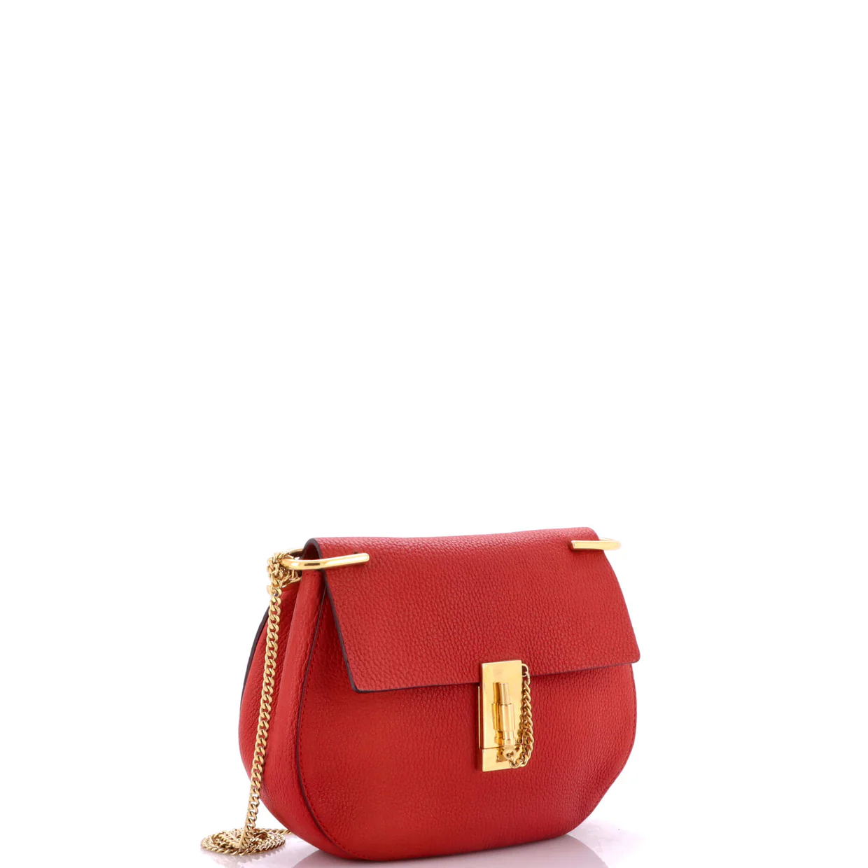Drew Crossbody Bag Leather Small - Deep Luxury